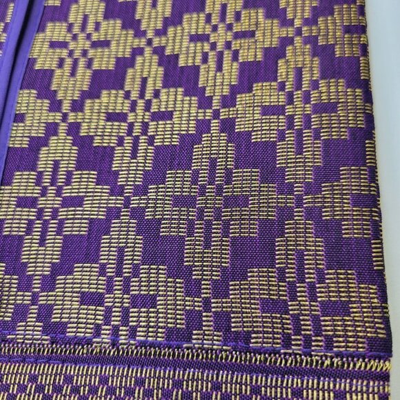 Luxurious Tissue Box Purple Songket Tissue Box Cover - Picture 8 of 11
